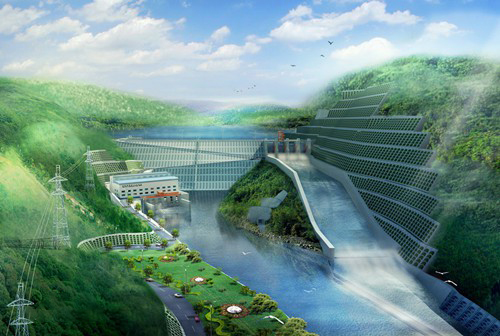 武山老挝南塔河1号水电站项目